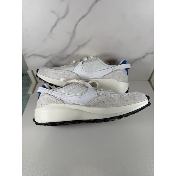 Size 6.5 - Nike Waffle Debut Vintage White Game Royal Women's NWOT DX2931-400 - Picture 8 of 10